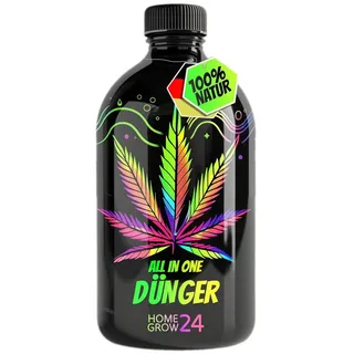 homegrow24 HomeGrow24, All-In-One Dünger, Organischer Bio Dünger 0,5l - 0.5 l