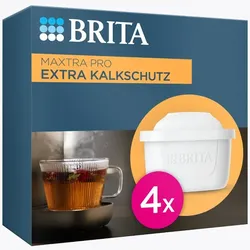 BRITA Wasserfilter-Kartusche MAXTRA PRO Extra Kalkschutz 4er Pack
