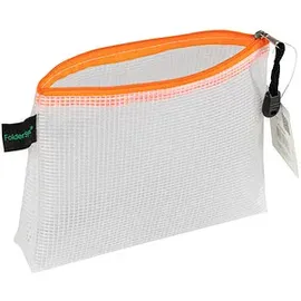 FolderSys Reißverschlussbeutel transparent/orange 0,28 mm, 1 St.