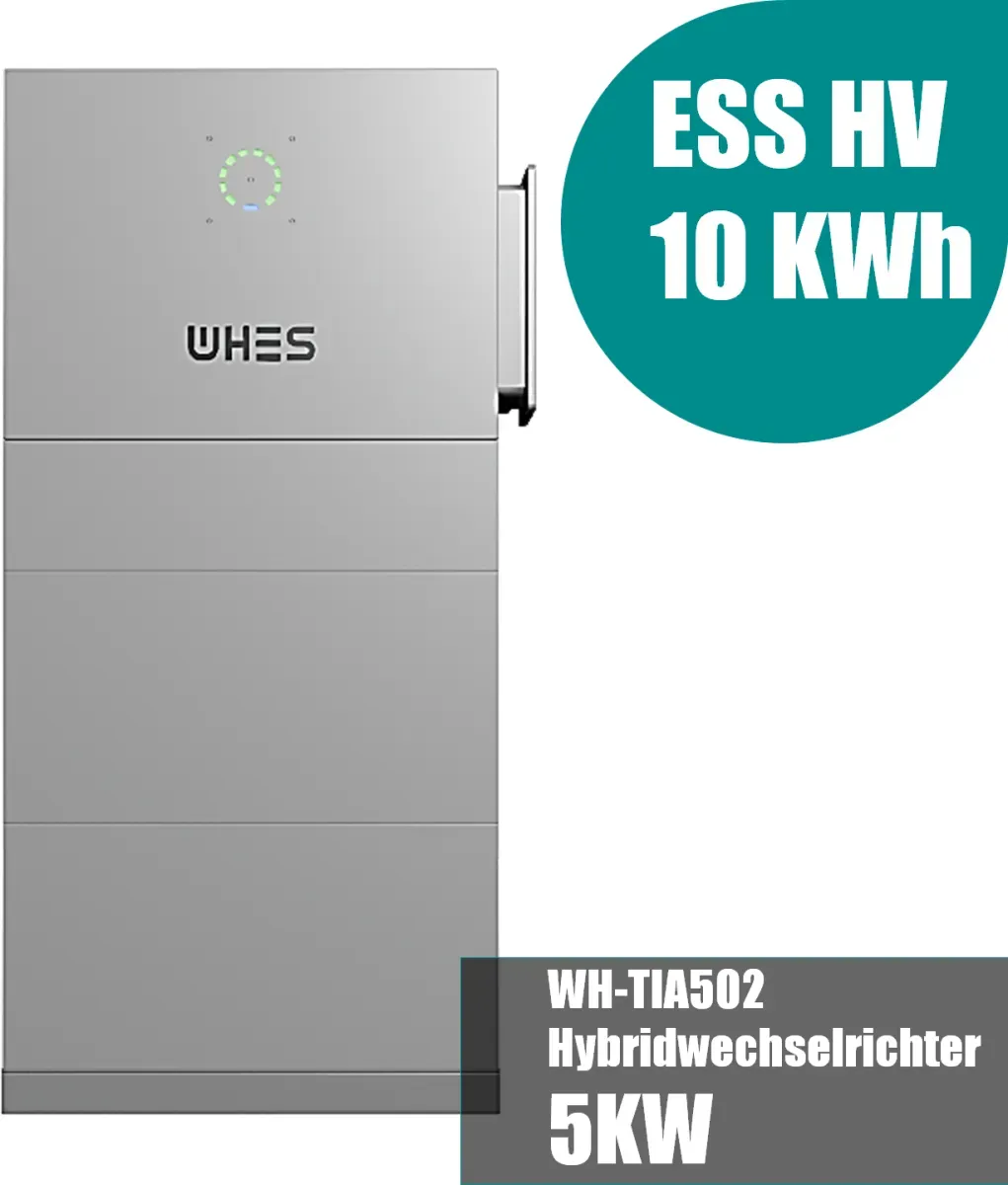 WHES PowerPod Agave-TH dreiphasiges Hochspannungs-Hybrid-All-in-One-BESS 5KW/10KWh ohne Heizmodul