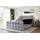 altdecor Boxspringbett BRUGO-Z KING - 160 x 200 - H3/H4 - Hellgrau