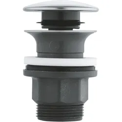 Grohe Druckstopfen-Ablaufgarnitur Stopfen herausnehm-/verschließbar, Chrom 40824000
