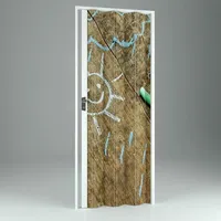 Innenraum Falttür Digitaldruck In Pvc Mod. Vera 89,55x214 Cm Children