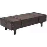 vidaXL Couchtisch Braun Massivholz 120 x 55 x 35 cm