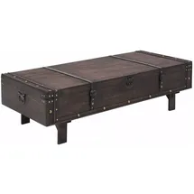 vidaXL Couchtisch Braun Massivholz 120 x 55 x 35 cm