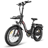 fafrees F20 MAX Fatbike Ebike Klapprad 20 Zoll 48V 22,5AH Akku, Mountainbike Bremslicht Shimano 7S 54N.m, E Bike Damen Elektrobike Elektrofahrrad 150kg