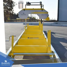 BAMATO Blockbandsäge BBSW-600PRO mit 6,9m Rollbahn