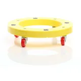 Wiltec Transportroller 136 kg 405 mm, rund, Möbelroller, Rollbrett mit 4 Lenkrollen, Möbelhund als Umzugshilfe