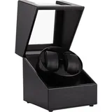 Olvy Uhrenbeweger für 2 Uhren, Watchwinder Extrem Leisem Motor, Weiches Uhrenkissen, Watch winder