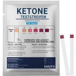 Bmut Ketone Teststreifen für Urin bei ketogener Diät 100 St
