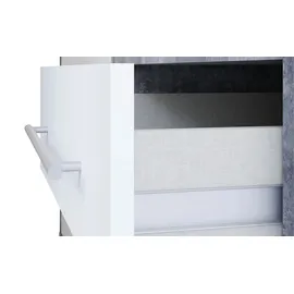 Möbel Kraft Kleiderschrank Morley 144,4 x 200 x 53 cm Grau
