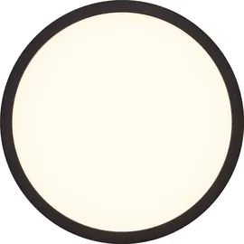 Brilliant Tuco 1 LED-Deckenaufbau-Paneel 25 cm schwarz/weiß