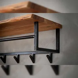 KAWOLA Garderobenhaken NEREA Akazie Schwarz