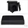 Relaxdays Sitzhocker mit Hundebox schwarz 38,0 x 38,0 x 38,0 cm