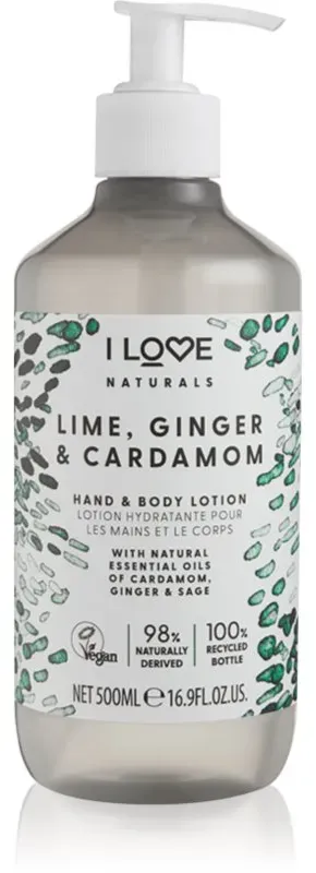 I Love Naturals Lime, Ginger & Cardamom Bodylotion 500 ml