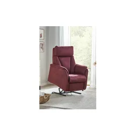 Hukla Relaxsessel Pascal Mikrofaser 77 x 102 x 90 cm Rot elektrisch