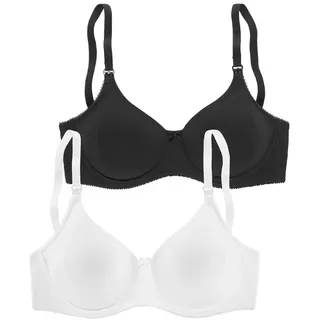 PETITE FLEUR Still-BH Damen schwarz+weiß Gr.95E