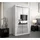 abiks möbel Schwebetürenschrank MONACO 120 x 200 x 62 cm Weiß