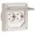 ABL Schuko-Steckdose Grau 2 St.