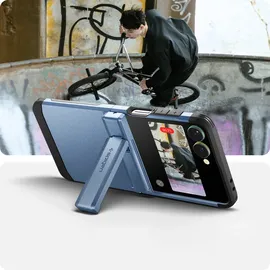 SPIGEN Galaxy Z Flip7 Tough Armor Pro Hülle blau