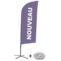 Showdown Displays Beachflag - Komplett-Set - Neu - Französisch