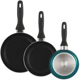 Wellhome Pfannen-Set 3-tlg. 16 cm + 20 cm + 24 cm