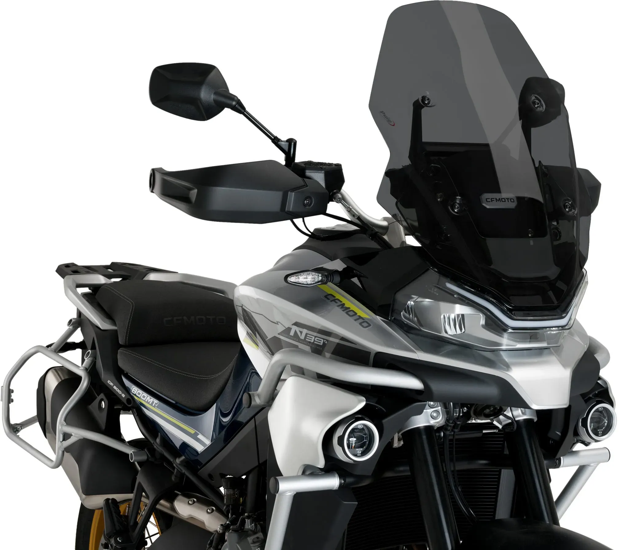 Touring-Windschutzscheibe kompatibel mit CFMOTO 800MT TOURING 24 Rauch Puig 21546H