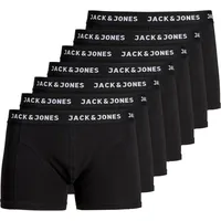 JACK & JONES Trunks black/black M 7er Pack