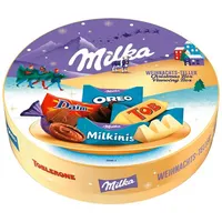 MILKA Schokolade Weihnachtsteller Milka & Friends, 24 Stück/Schachtel