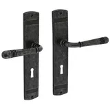 INTERSTEEL Langschildgarnitur Helena Zamak Grau 72mm