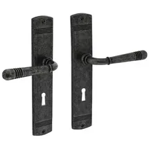 INTERSTEEL Langschildgarnitur Helena Zamak Grau 72mm