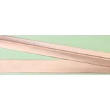 Großhandel für Schneiderbedarf 3 m Satin Schrägband 20 mm vorgefalzt zart Altrosa