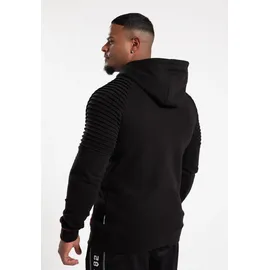 Gorilla Wear Georgia Zip-Up Hoodie Herren Schwarz XL