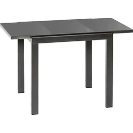 Merxx Semi-Balkonausziehtisch Gartentisch 80-120 x 70 x 75,5 cm Graphit