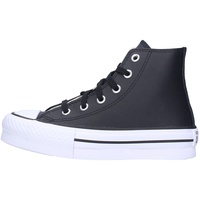 Converse CHUCK TAYLOR ALL STAR LIFT PLATFORM LEATHER Sneaker Nero Da Bambino A01015C