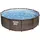 BESTWAY Steel Pro Max Frame Pool Set 366 x 100 cm rattanoptik inkl. Filterpumpe + Poolleiter