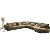 Candy 3C Candy Ecksofa »Enisa II L-Form«, incl. 3 Flatterkissen, wahlweise mit Flecken-Schutz-Bezug Easy care grün