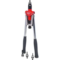 KS TOOLS Langarm-Handnietzangen-Satz für Gewindehülsen, 10-tlg ( 150.9660 )