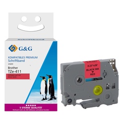 G&G Schriftband kompatibel zu Brother TZe-411