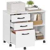 VASAGLE Aktenschrank Rollcontainer 0 x 0 x 0 cm weiß