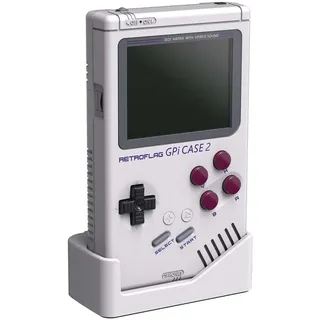 RETROFLAG GPi Case 2, Handheld Gaming Gehäuse für Raspberry Pi Compute Module 4, Case + Dock