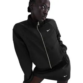 Nike W NSW NK WR POLY KNIT JKT BLACK/WHITE,