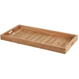 Bremer Holzwerke GmbH Diamond Garden Tablett KARLSTAD 80 x 40 cm, Recycled Teak