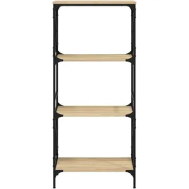 vidaXL Bücherregal 4 Böden 59 x 35 x 132 cm Braun