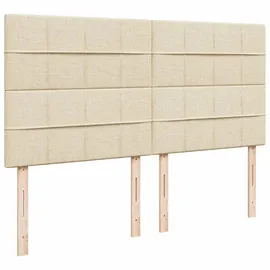 vidaXL Boxspringbett 180 x 200 cm Creme