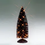 Lemax - Black Bristle Tree with Orange Lights