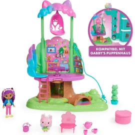Spin Master Gabby's Dollhouse Kitty Fees Garten Spielset Baumhaus 36 cm