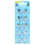 Vinnic 10 Stück Alkaline AG7 SR927SW, G7, LR57 LR927, SR57 Knopfzelle