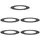 vidaXL Blumentopf geeignet für flache Baumringe 5 pcs Ø50 / 80 cm