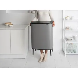 Brabantia Bo Touch Bin HI 60 l mineral concrete grey